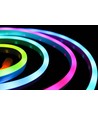 2,5m RGBIC Neon Flex komplet sæt - USB, Bluetooth app, fjernbetjening, inkl. montage, 7x15 neonflex