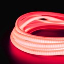 5 m. vandtæt Rød Neon COB strip - 230V, IP67, 288 LED, 11,5W/m, kan klippes for hver 10cm