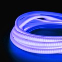 5 m. vandtæt Blå Neon COB strip - 230V, IP67, 288 LED, 11,5W/m, kan klippes for hver 10cm