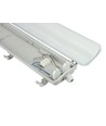 Limea H LED dobbeltarmatur - uden lyskilde, G13 2x120 250V IP65 1320x100x85 mm grå