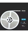 5m 7,2W/m stænktæt LED strip - 12V DC, IP65, 120 LED pr. meter