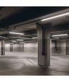 120cm 40W Gigant Pro LED armatur, gennemfortrådet - 150lm/W, IP66 vandtæt, IK10