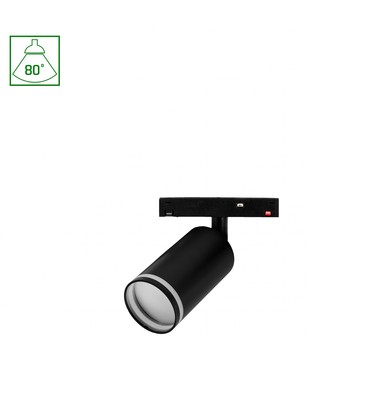 System Shift Basic Spot - Lampe Retning 55x100x160mm, 7W, 2700K, Sort