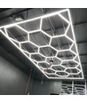 Hexagon LED 14 felter + ramme komplet sæt - RA95, 591W, inklusiv strømtilslutning