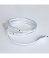 5 m. vandtæt LED strip (Type X-2) - 230V, IP67, 1300lm/m, 10W/m, kan klippes for hver 10cm