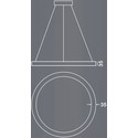 Restsalg: LEDlife Nordic48 Dæmpbar LED lampe - Flot indirekte lys, Ø48, sort, inkl. ophæng