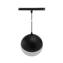 System Shift Globe P - nedhængt Sphere Skinne Lys 100mm (850mm Kabel), 5W, 165°, Sort, 2 Kredsløb