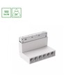 6W SYSTEM SHIFT BASIC GRID XS skinnespot, 48V - 4000K, hvid, 24 grader, justerbar, 48V skinnesystem