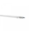 Vandtæt LED Armatur 150cm - 45W Gennemfortrådet Værkstedslampe (5400lm, IP65)