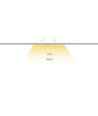 3W LED nødbelysning spot til loft - Hul: Ø7,5-12,5 cm, 3 timers batteri, hvid