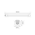 150cm LED armatur Vandtæt, 45W - 123lm/w, IP65, 5400lm, 230V