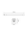 120cm 36W LED armatur Vandtæt - 4300lm, 123lm/w, IP65
