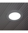 6W Ø12cm LED indbygningspanel - Hul: Ø11 cm, Mål: Ø12 cm