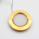2,7W Ø6,8cm Reco68 møbelspot indbygning RA92 - 12V DC, Hul: Ø5,5 cm, Mål: Ø6,8 cm, Guld
