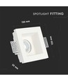 EN: VT-763 GU10 GYPSUM FITTING-WHITE