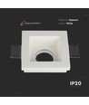 EN: VT-763 GU10 GYPSUM FITTING-WHITE