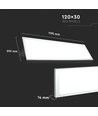 45W LED Paneler - 1200x300mm, 6400K