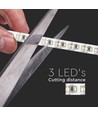 18W LED Stribelys - 6000K, IP20, 5m/rulle