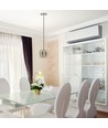 Ø18cm pendellampe i beton - E27 fatning, max 60W, 1m ledning, IP20 indendørs