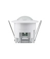PIR loftssensor til indbygning - 360°, max 300W LED, hvid, IP20, justerbar tid og lysstyrke