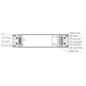 LEDlife rWave 150W dæmpbar strømforsyning - 12V DC, 12,5A, RF, push-dæmp, 4 kanaler