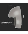 3W LED væglampe - 4000K (Neutral)