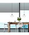 Ø28cm Artistic Globe pendel - E27 fatning, transparent glas, moderne design