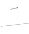 36W LED Designer Pendel - Elegant, Lys-krom, 4000K, Ø1820mm