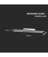 36W designer dobbelt pendel / loftlampe - Krom, 4000K, 2700lm, IP20, 120° lysspredning