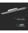 36W designer dobbelt pendel / loftlampe - Krom, 4000K, 2700lm, IP20, 120° lysspredning