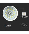 7W LED Pendel - Akryl, Hvid Lampeskærm, 4000K