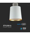 7W LED Pendel - Akryl, Hvid Lampeskærm, 4000K