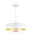 7W LED pendellampe - Ø34cm, hvid akryl skærm, 120 grader, inkl. lyskilde