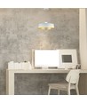 7W LED pendellampe - Ø34cm, hvid akryl skærm, 120 grader, inkl. lyskilde