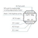 LEDlife rWave indbygningsdæmper - Tuya Smart/Smart Life, RF, 200W LED dæmper, til indbygning