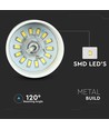 7W hvid LED pendellampe - Ø25cm, akryl, 3000K, inkl. lyskilde