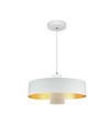 7W LED pendellampe - Ø34cm, hvid akryl skærm, 400lm, 120 grader, inkl. lyskilde