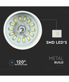 7W LED pendellampe - Ø34cm, hvid akryl skærm, 400lm, 120 grader, inkl. lyskilde