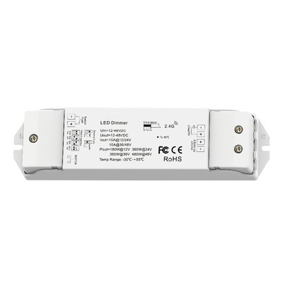 LEDlife rWave trådløs LED dæmper – Push-dim 12V (180W) 24V (360W) aflastning i begge ender