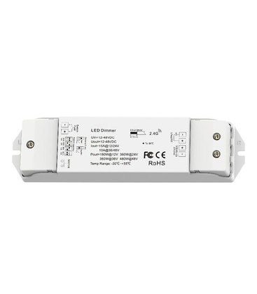 LEDlife rWave trådløs LED dæmper - Push-dim, 12V (180W), 24V (360W), aflastning i begge ender