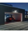 18W LED projektør med WiFi kamera og sensor - 6000K, IP44, hvid, udendørs, sikkerhedskamera