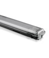 120cm 36W vandtæt komplet LED armatur - IP65, inkl. 2x 18W 6400K LED rør