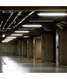 120cm 36W vandtæt komplet LED armatur - IP65, inkl. 2x 18W 6400K LED rør