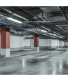 150cm 44W T8 vandtæt komplet LED armatur - IP65, 6400K, 2x22W, kold hvid