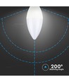 2 stk. E14 5,5W LED kertepære - 470lm, erstatter 40W, blisterpakke