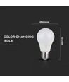 2 stk. E27 9W A60 LED pære - CCT 3-i-1, 806lm, 200 grader, blisterpakke
