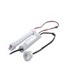 3W LED nødbelysning til indbygning - 5500K, >3 timers batteritid, IP20, hvid