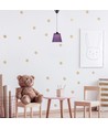 7W LED pendel / loftlampe - Krom med lilla skærm, 4000K, Ø15cm, 90 grader lysvinkel