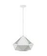 Pastel Prism hvid pendel, E27 fatning - Ø31cm, metal, 5 års garanti, uden lyskilde