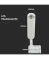 20W Samsung Chip skinnespot, RA90 - Hvid, 5 års garanti, 5000K